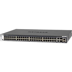 Commutateur géré empilable Netgear M4300 48x1G avec 2x10GBASE-T et 2xSFP+ GSM4352S-100NES