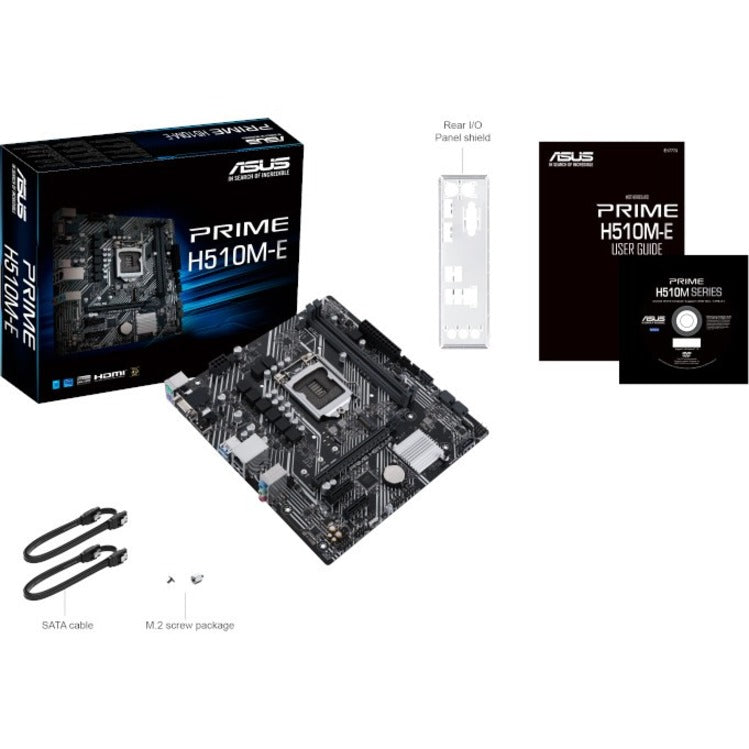 Carte mère de bureau Asus Prime H510M-E - Chipset Intel - Socket LGA-1200 - Micro ATX PRIME H510M-E
