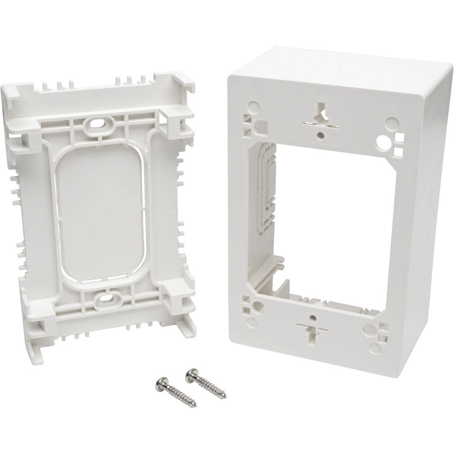 Boîte de jonction simple à montage en surface Tripp Lite, blanche N080-SMB1-WH
