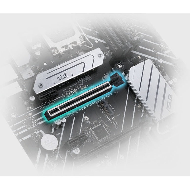 Carte mère de bureau Asus Prime H670-PLUS D4 - Chipset Intel H670 - Socket LGA-1700 - Mémoire Intel Optane compatible - ATX PRIME H670-PLUS D4