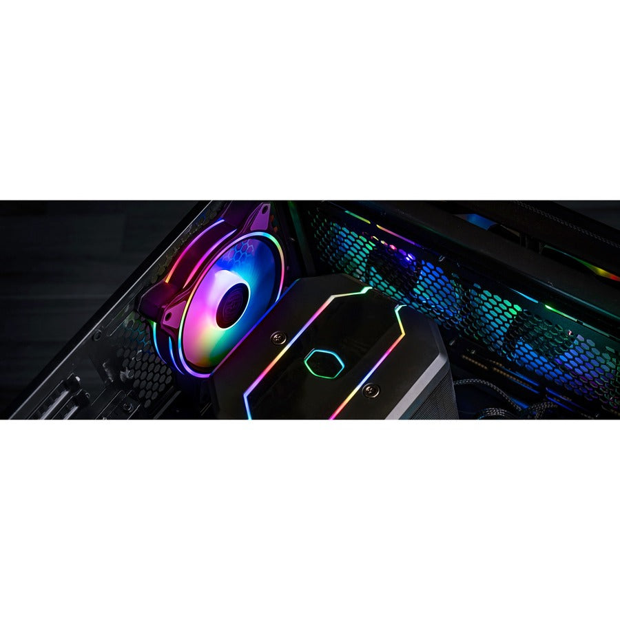 Cooler Master MasterFan MF120 Halo Cooling Fan - 3 Pack MFL-B2DN-183PA-R1