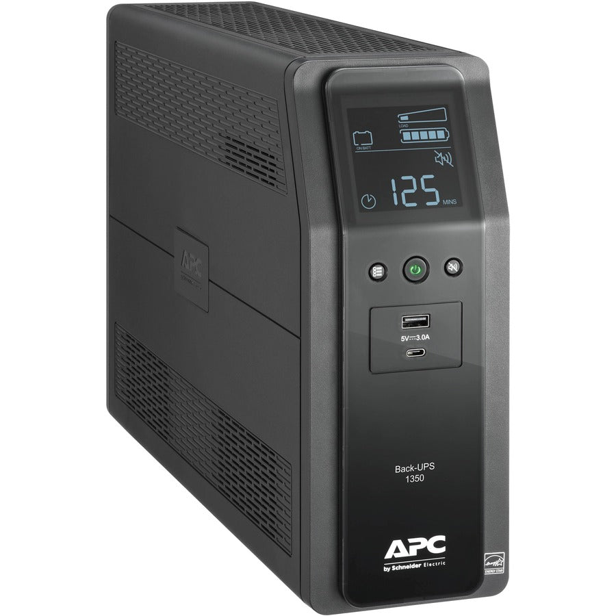 Onduleur Back-UPS Pro BN 1350VA de Schneider Electric, 10 prises, 2 ports de chargement USB, AVR, interface LCD BN1350M2