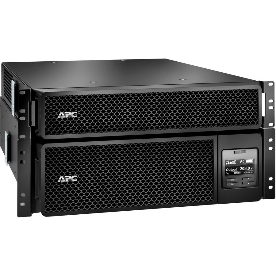 Onduleur Smart-UPS SRT 5000 VA RM 208 V à 120 V 2U avec transformateur abaisseur SRT5KRMXLT-5KTF d'APC by Schneider Electric