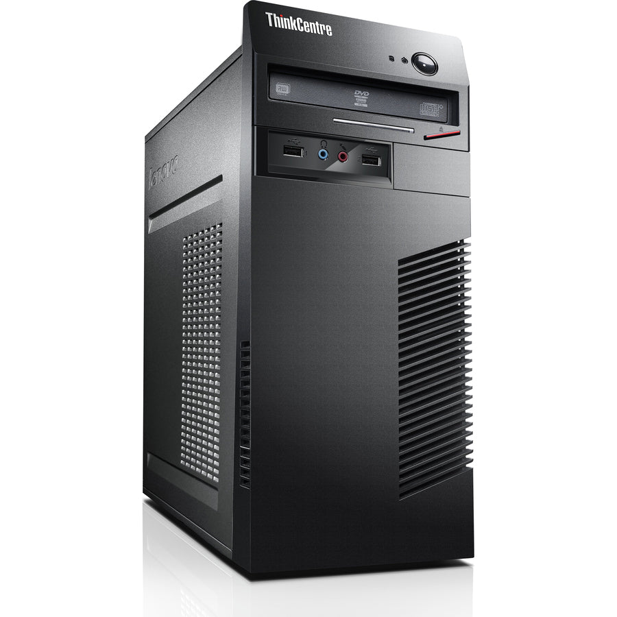 Ordinateur de bureau Lenovo ThinkCentre M72e 3597G2U - Intel Pentium G2120 3,10 GHz - 4 Go RAM DDR3 SDRAM - Disque dur 500 Go - Tour - Noir professionnel 3597G2U