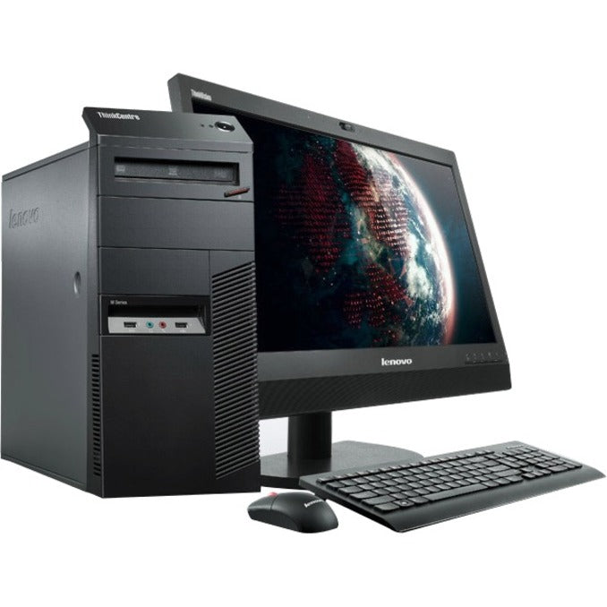 Ordinateur de bureau Lenovo ThinkCentre M92p 3228A1F - Intel Core i7 3e génération i7-3770 3,40 GHz - 4 Go RAM DDR3 SDRAM - Disque dur 500 Go - Tour - Noir professionnel 3228A1F