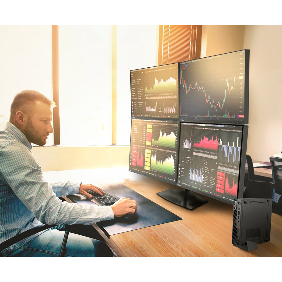 Station de travail Lenovo ThinkStation P360 30FA005PUS - 1 x Intel Core i5 Hexa-core (6 Core) i5-12500T 12e génération 2 GHz - 16 Go de RAM DDR5 SDRAM - 512 To SSD - Tiny - Noir 30FA005PUS