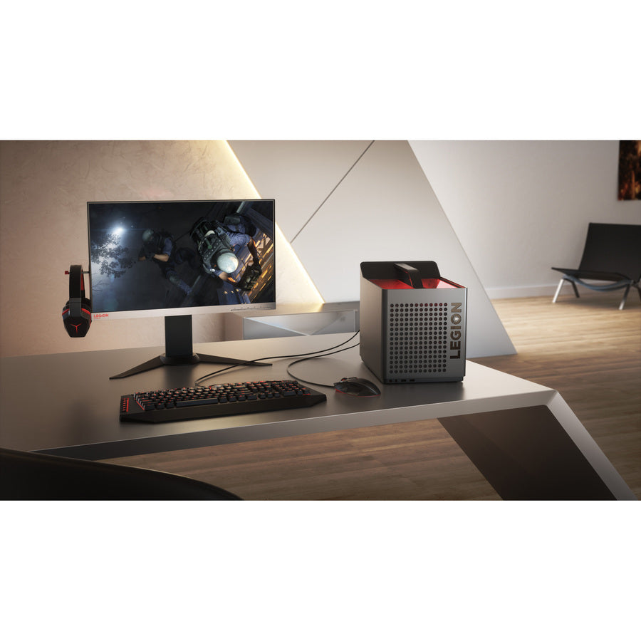 Ordinateur de bureau de jeu Lenovo Legion C730-19ICO 90JH005SUS - Intel Core i7 9e génération i7-9700K 3,60 GHz - 16 Go RAM DDR4 SDRAM - 1 To SSD - Raven Black 90JH005SUS