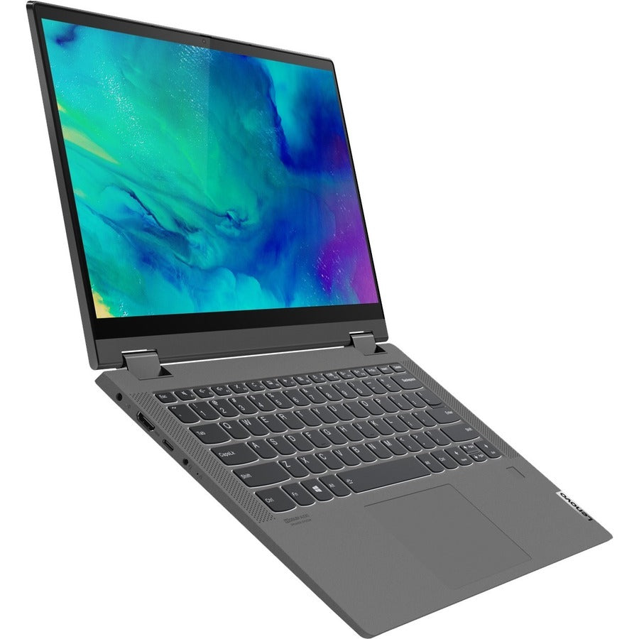 Lenovo IdeaPad Flex 5 14ITL05 82HS00QFCF Ordinateur portable convertible 2 en 1 à écran tactile 14" - Full HD - 1920 x 1080 - Intel Core i7 11e génération i7-1165G7 Quad-core (4 cœurs) 2,80 GHz - 16 Go de RAM totale - SSD 512 Go - Gris graphite 82HS00QFCF