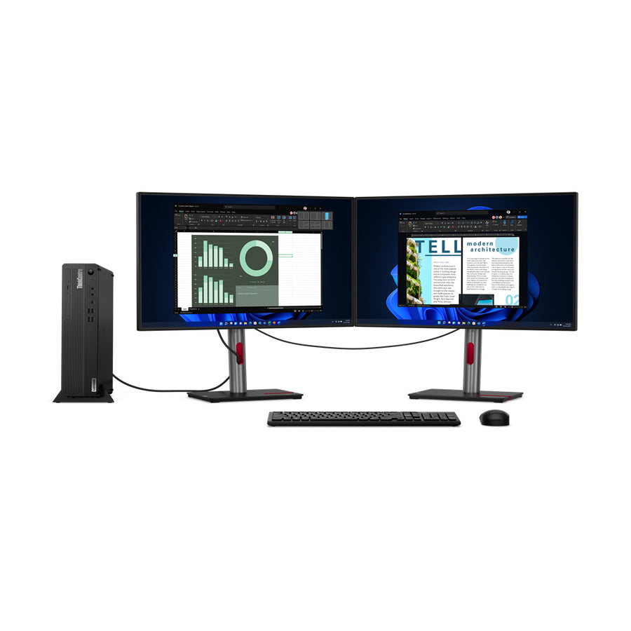 Ordinateur de bureau Lenovo ThinkCentre M80s Gen 3 11TG001LUS - Intel Core i9 12e génération i9-12900 Hexadéca-core (16 cœurs) - 16 Go de RAM DDR5 SDRAM - 512 Go NVMe M.2 PCI Express PCI Express NVMe 4.0 x4 SSD - Petit facteur de forme - Noir 11TG001LUS