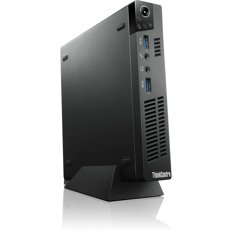Ordinateur de bureau Lenovo ThinkCentre M92p 3238F5F - Intel Core i5 3e génération i5-3470T Dual-core (2 cœurs) 2,90 GHz - 4 Go RAM DDR3 SDRAM - Disque dur 500 Go - Mini PC - Business Noir 3238F5F