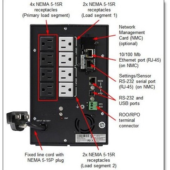 Lenovo T1kVA Tower UPS 55951AX