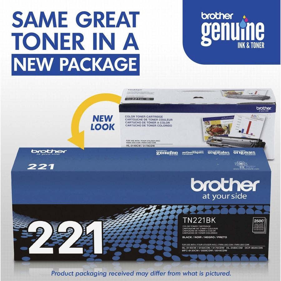 Cartouche de toner d'origine Brother TN221BK TN221BK