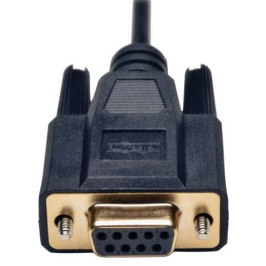 Adaptateur de câble série RS232 null modem de 6 pieds Tripp Lite DB9 vers BD25 F/M 6' P456-006