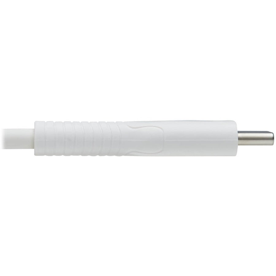 Câble de synchronisation/chargement USB-C vers Lightning Tripp Lite (M/M), certifié MFi, blanc, 2 m (6,6 pi) M102-02M-WH