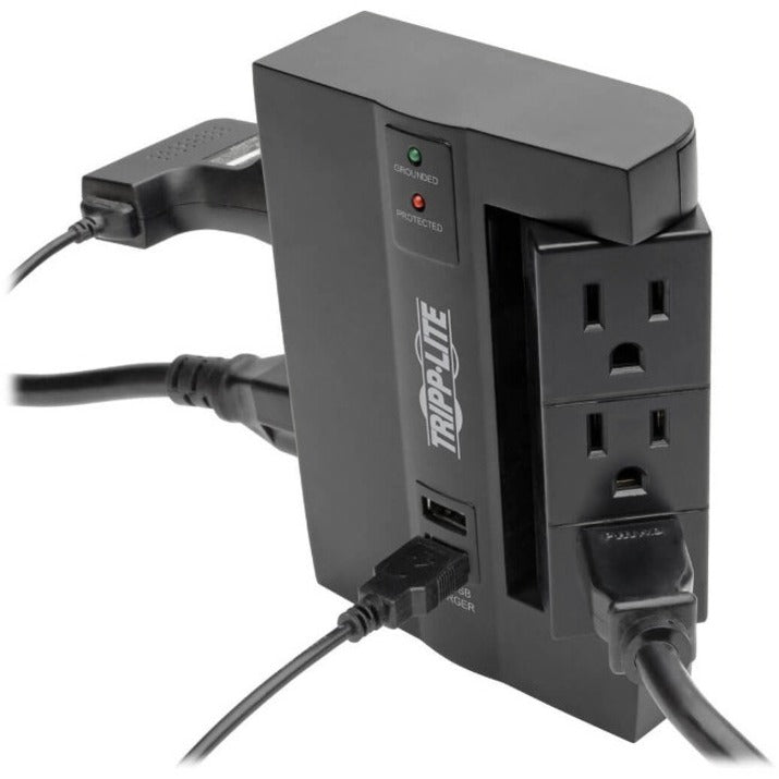 Parasurtenseur/protecteur de surtension à 6 prises Tripp Lite Protect It! SWIVEL6USB SWIVEL6USB