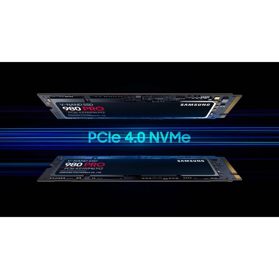 Disque SSD Samsung 980 PRO MZ-V8P1T0B/AM 1 To - M.2 2280 interne - PCI Express NVMe (PCI Express NVMe 4.0 x4) MZ-V8P1T0B/AM