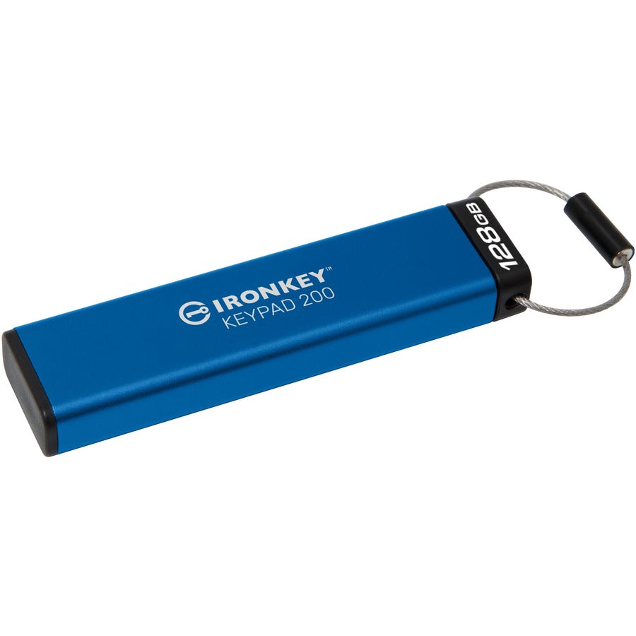 Clé USB 3.2 (1ère génération) Type A Kingston Keypad 200 128 Go IKKP200/128 Go