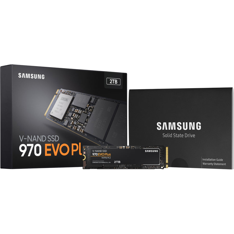 Disque SSD Samsung 970 EVO Plus 2 To - M.2 2280 interne - PCI Express (PCI Express 3.0 x4) MZ-V7S2T0B/AM