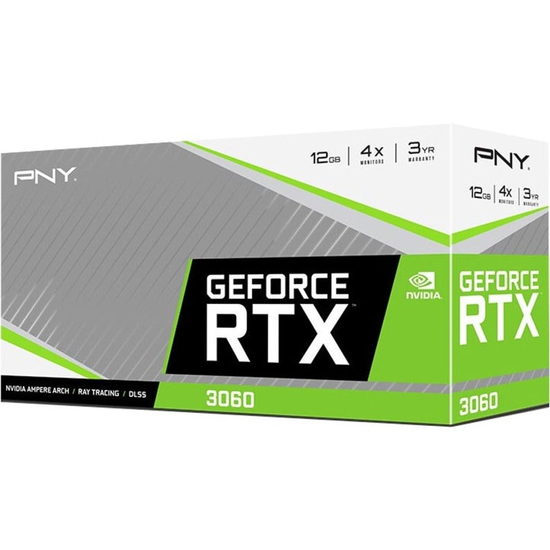 Carte graphique PNY NVIDIA GeForce RTX 3060 - 12 Go GDDR6 VCG306012DFBPB1