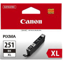 Canon CLI-251XL Original High Yield Inkjet Ink Cartridge - Black Pack 6448B001