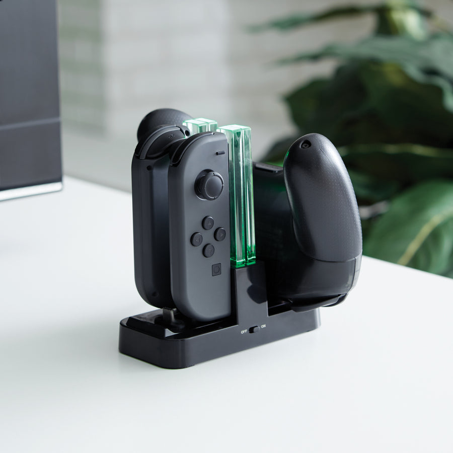 Support de chargement multi-contrôleurs Verbatim à utiliser avec les contrôleurs Nintendo Switch 99796