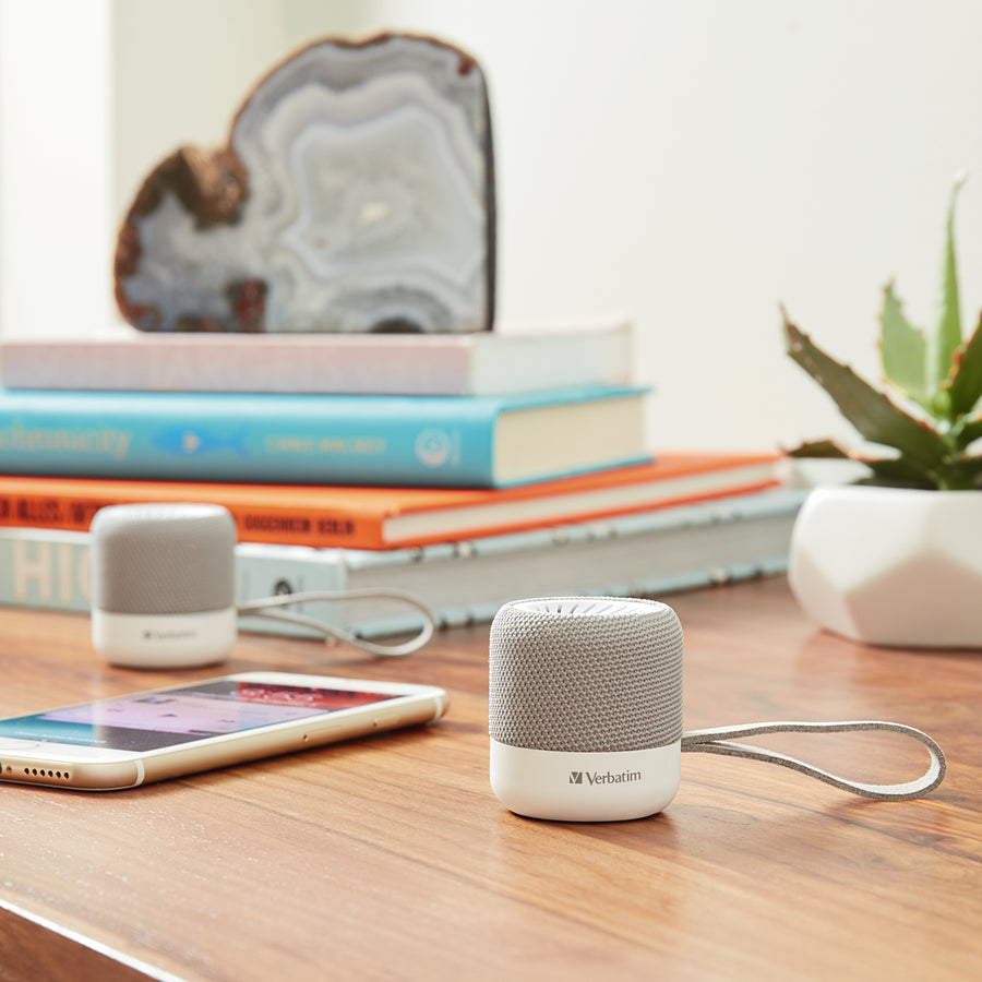 Système d'enceintes Bluetooth portable Verbatim - Blanc 70232