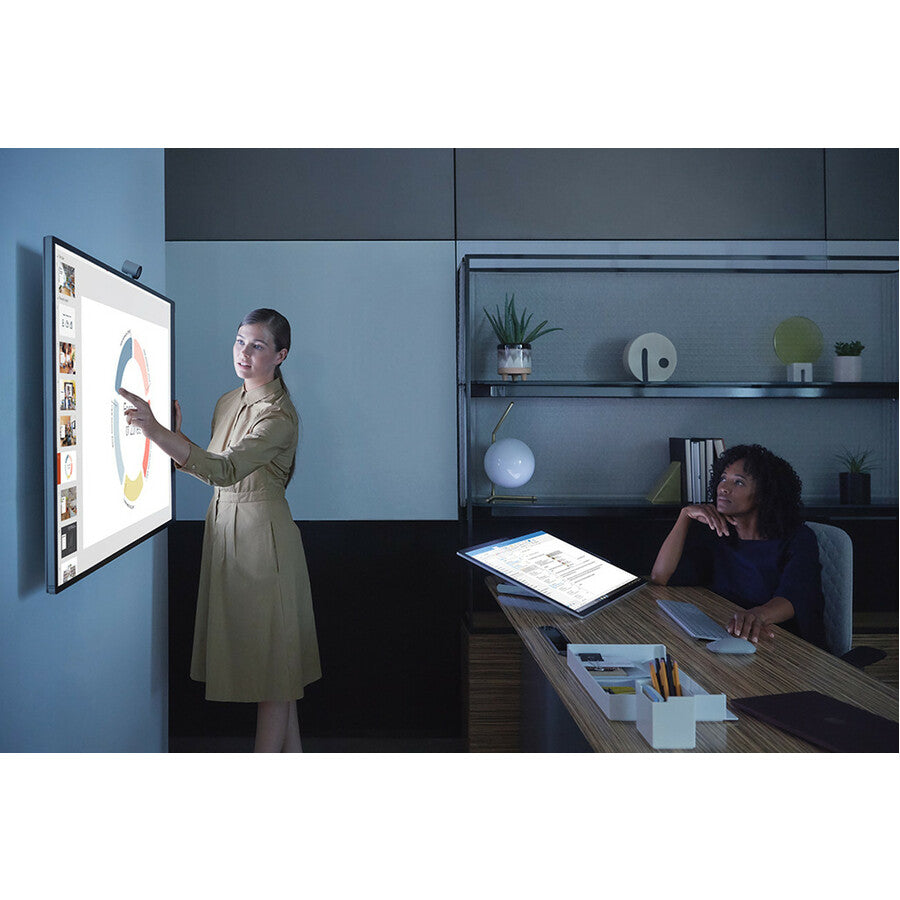 Ordinateur tout-en-un Microsoft Surface Hub 2S - Intel Core i5 8e génération Quad-core (4 cœurs) - 8 Go de RAM - 128 Go SSD - Écran tactile 85" 4K UHD 3840 x 2560 - Ordinateur de bureau - Platinum TQP-00020