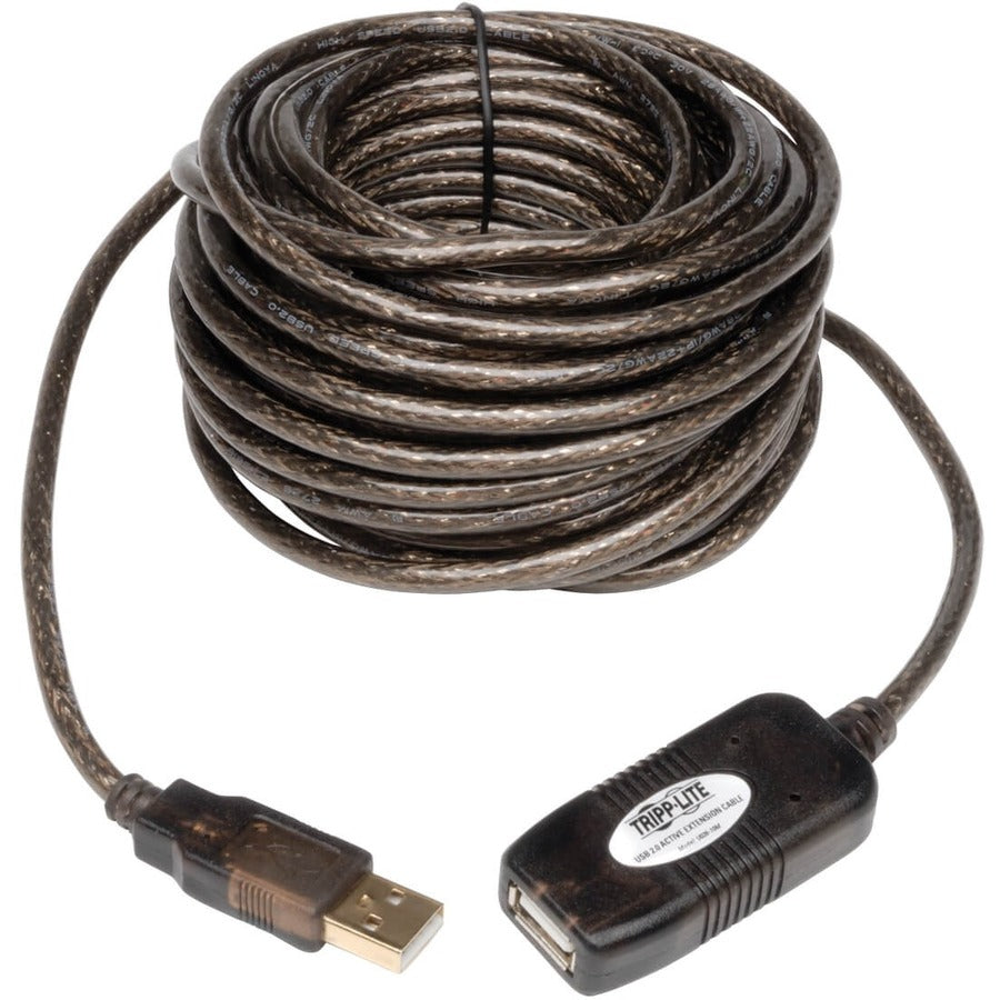 Câble d'extension/répéteur actif haute vitesse USB 2.0 A/A de 10 mètres (3,28 pieds) Tripp Lite U026-10M