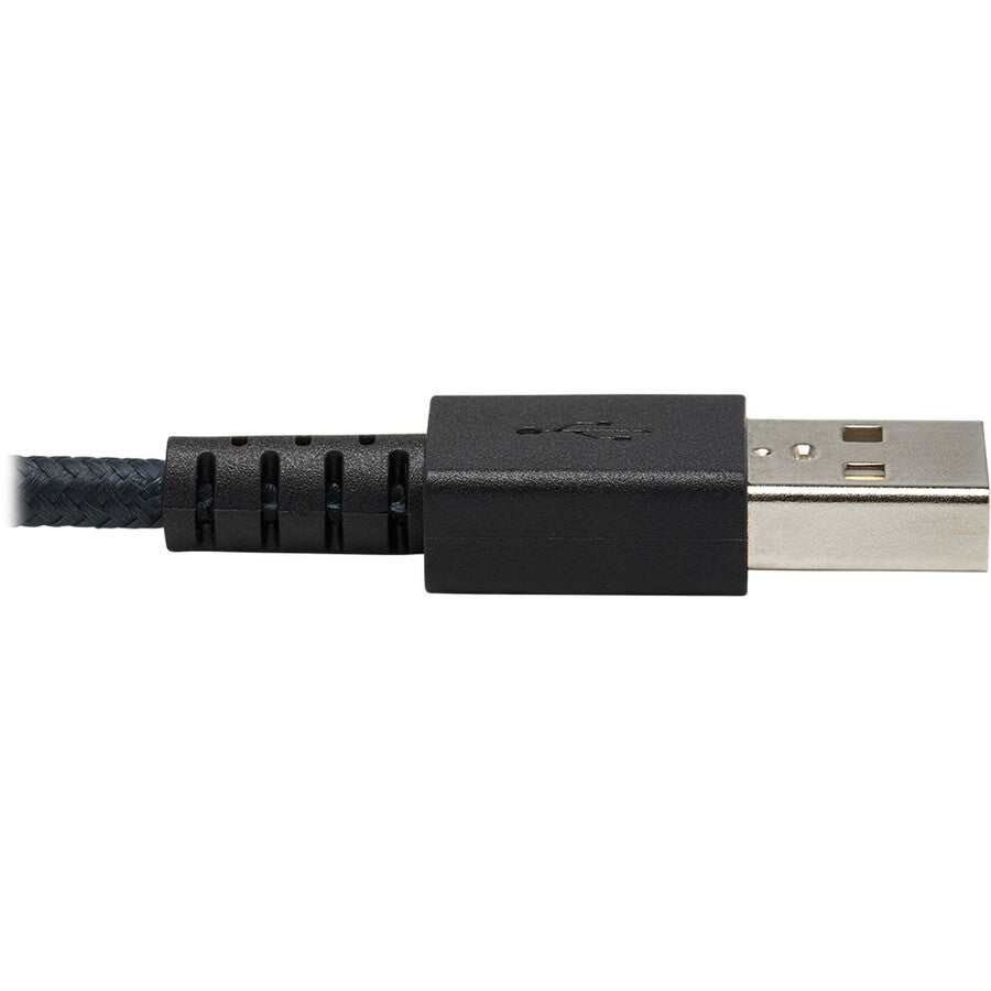 Câble USB-A vers USB-C ultra-résistant (M/M) Tripp Lite U038-010-GY-MAX, gris, 3 m (10 pi) U038-010-GY-MAX