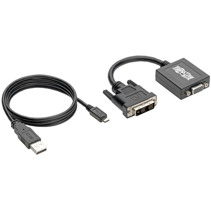 Adaptateur DVI-D vers VGA Tripp Lite 6 pouces Câble convertisseur actif 6" 1920x1200 P120-06N-ACT