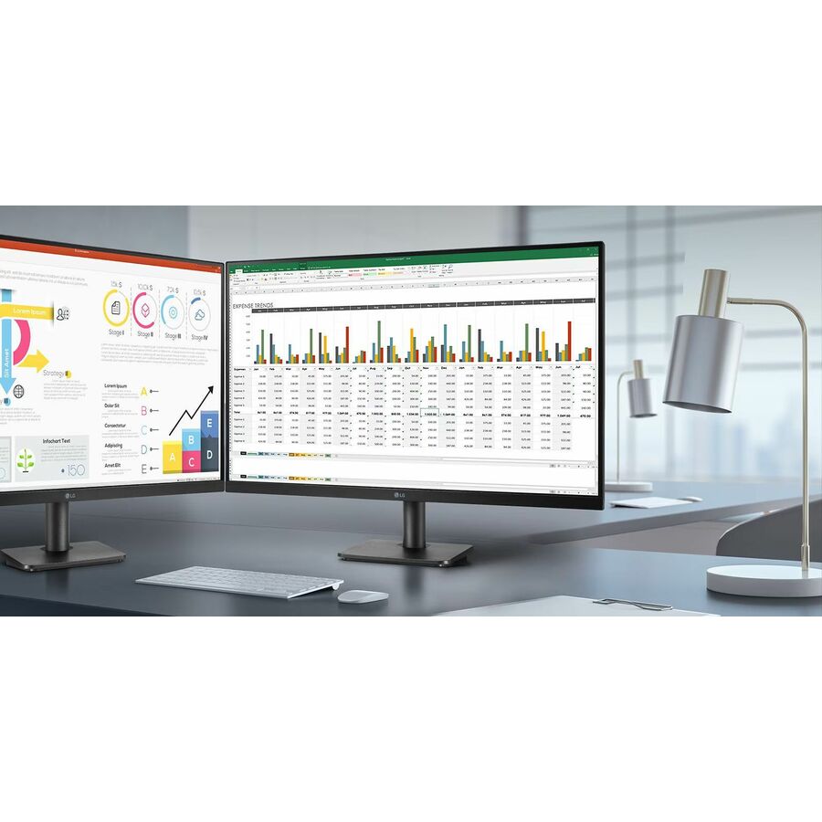 Moniteur LCD Full HD 27" LG 27MP40A-C - 16:9 27MP40A-C