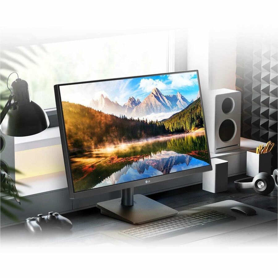 Moniteur LCD Full HD 24" LG 24MP40A-C - 16:9 - Gris anthracite 24MP40A-C