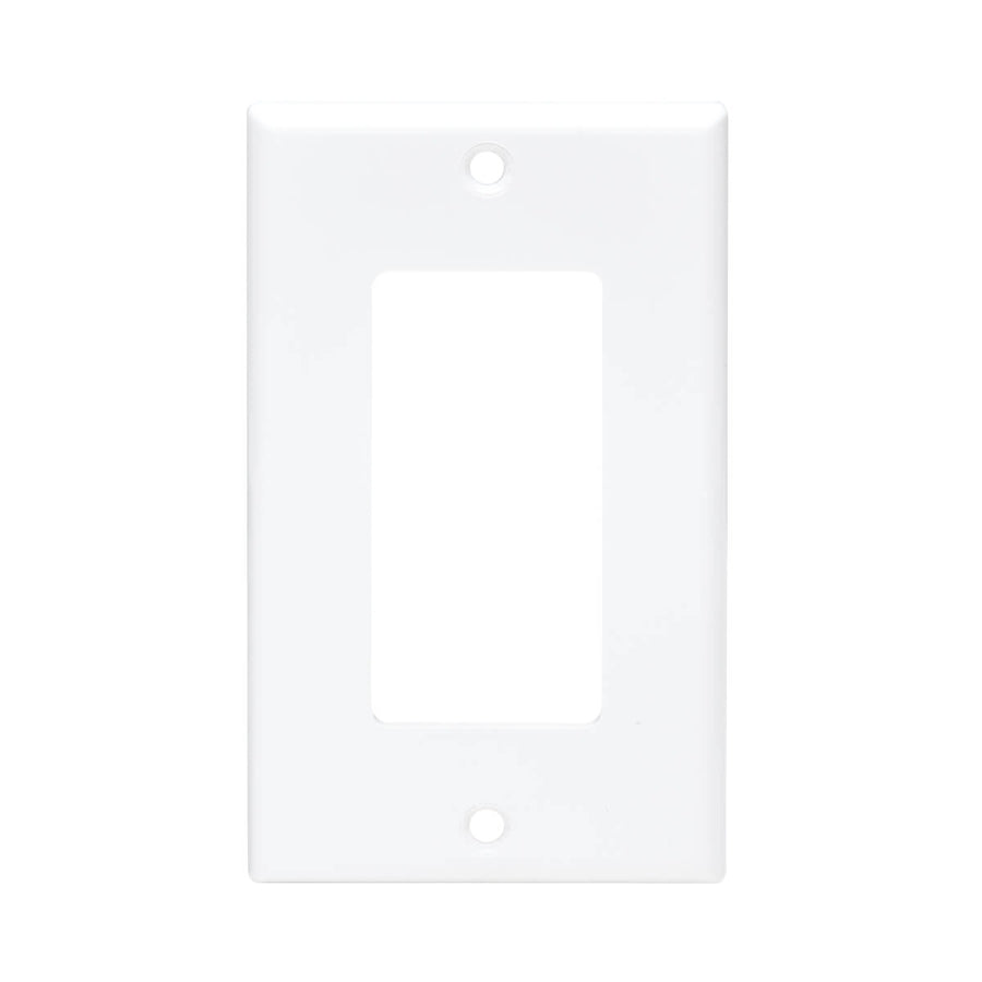 Plaque frontale simple Tripp Lite par Eaton, style Decora - verticale, blanche N042D-100-WH