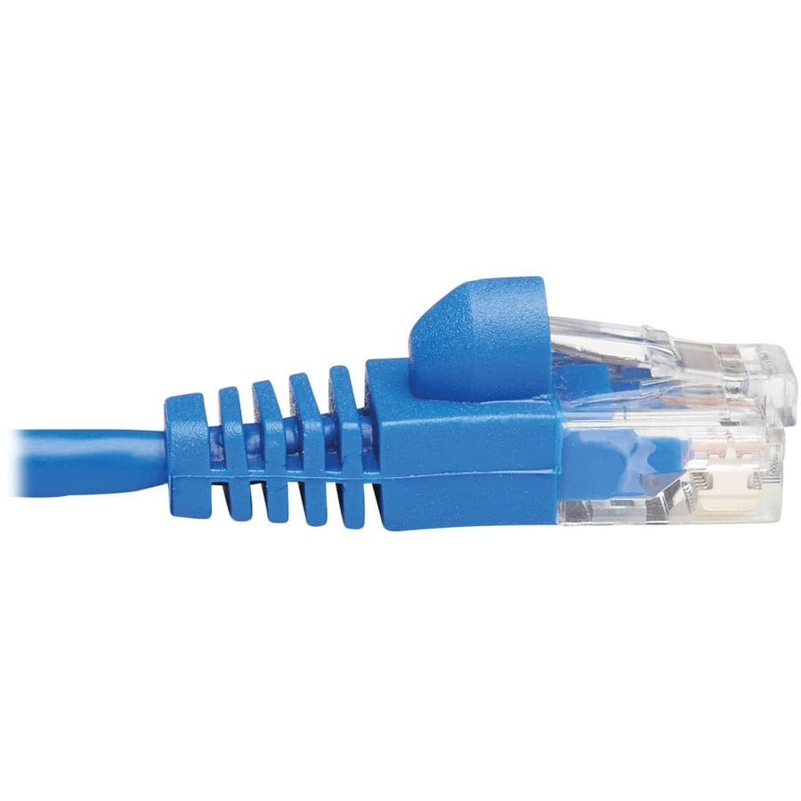 Câble de raccordement réseau UTP moulé Cat6a 10G anti-accroc Tripp Lite by Eaton (M/M), bleu, 25 pi. N261-S25-BL