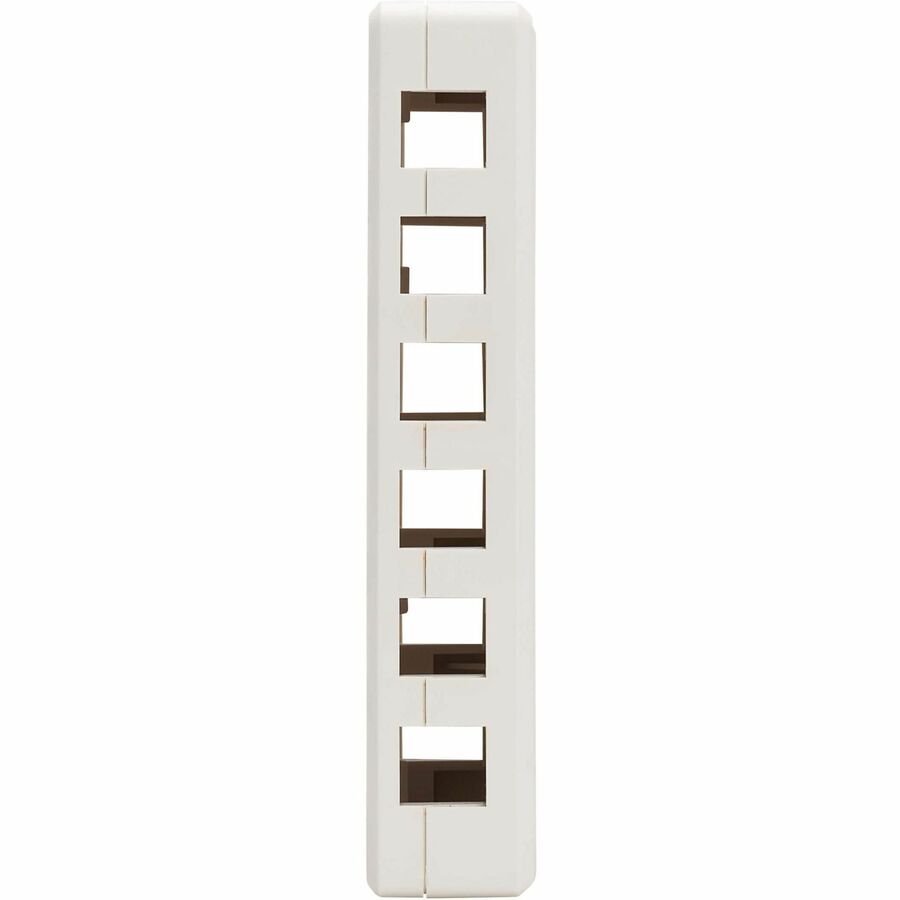 Boîtier de montage en surface Tripp Lite par Eaton pour prises Keystone - 12 ports, blanc N082-012-WH