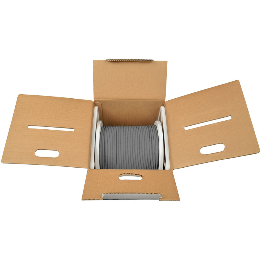 Câble PVC CMR 24AWG Cat6 Gigabit multibrin Tripp Lite par Eaton, gris, 1000 pi N220-01K-GY