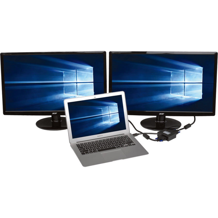 Hub Mini DisplayPort 1.2 vers DVI MST à 2 ports Tripp Lite par Eaton B155-002-DVI-V2 B155-002-DVI-V2