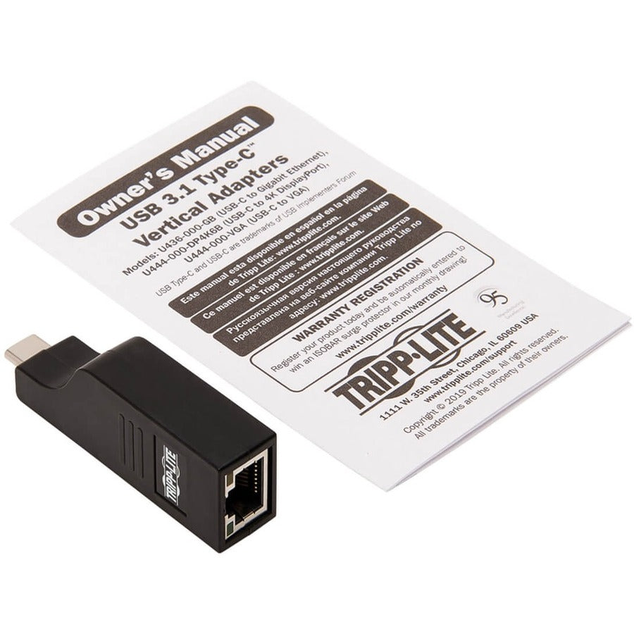 Carte Ethernet Gigabit Tripp Lite par Eaton U436-000-GB