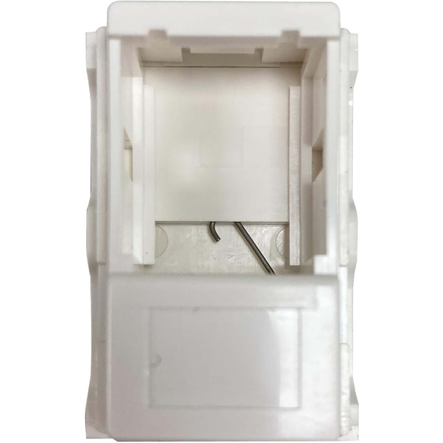 Tripp Lite by Eaton UK-Style 6C-Type Unloaded Shuttered Module, White N042U-WHM-S-6C