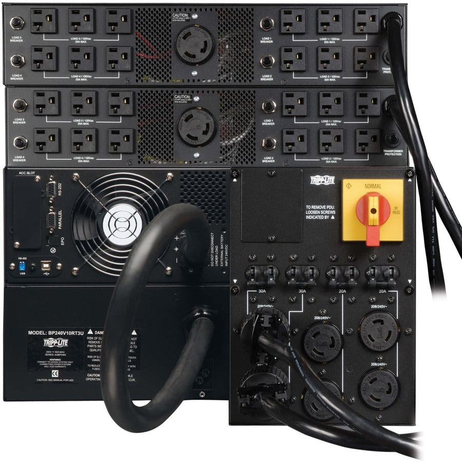 Tripp Lite SmartOnline 10000VA Rack-mountable/Tower UPS with Two Step-down Transformers SU10000RT3U2TF