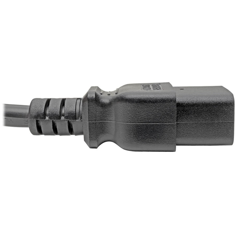 Câble d'extension de cordon d'alimentation Tripp Lite 6 pieds C19 à C20 robuste 20 A 12 AWG 6 pi P036-006