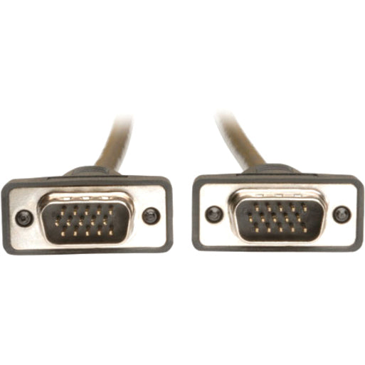 Câble coaxial VGA pour moniteur Tripp Lite 3 pieds à profil bas avec RVB haute résolution HD15 M/M 3' P502-003-SM