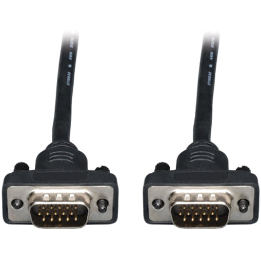 Tripp Lite 6ft VGA Coax Monitor Cable Low Profile with RGB High Resolution HD15 M/M 6' P502-006-SM