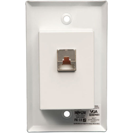 Tripp Lite by Eaton B132-100A-WP-1 TAA/GSA Compliant Wallplate Video Console B132-100A-WP-1