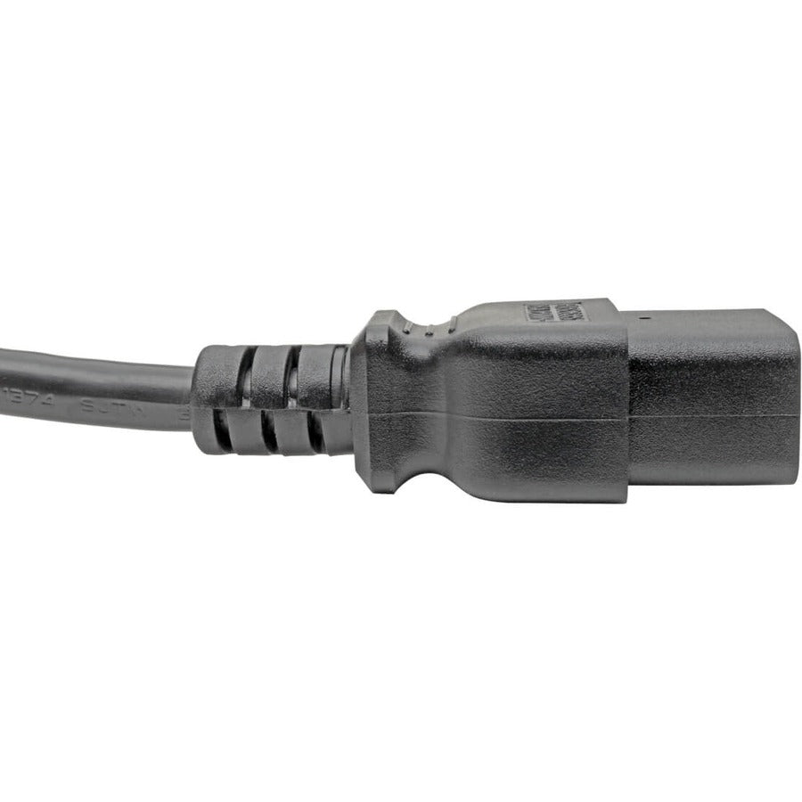 Câble d'extension de cordon d'alimentation Tripp Lite 10 pieds C19 à C20 robuste 15 A 14 AWG 10' P036-010-15A