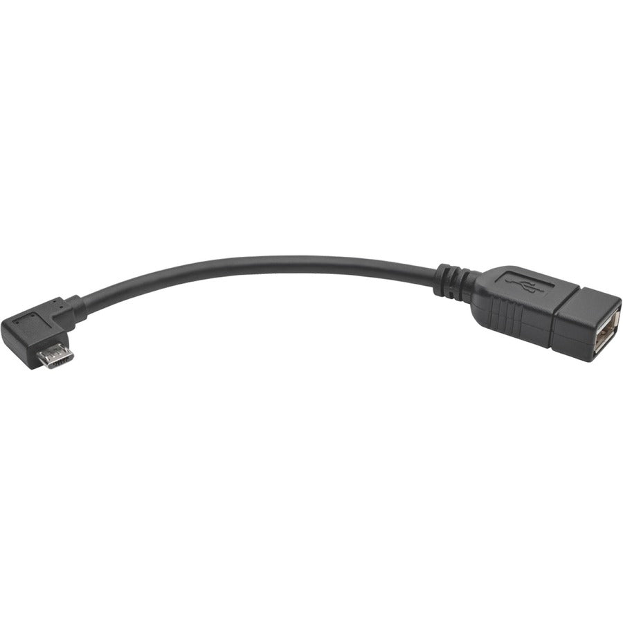 Câble adaptateur hôte Micro USB vers USB OTG (M/F) Tripp Lite by Eaton U052-06N-RA, blanc, 6 pouces U052-06N-RA