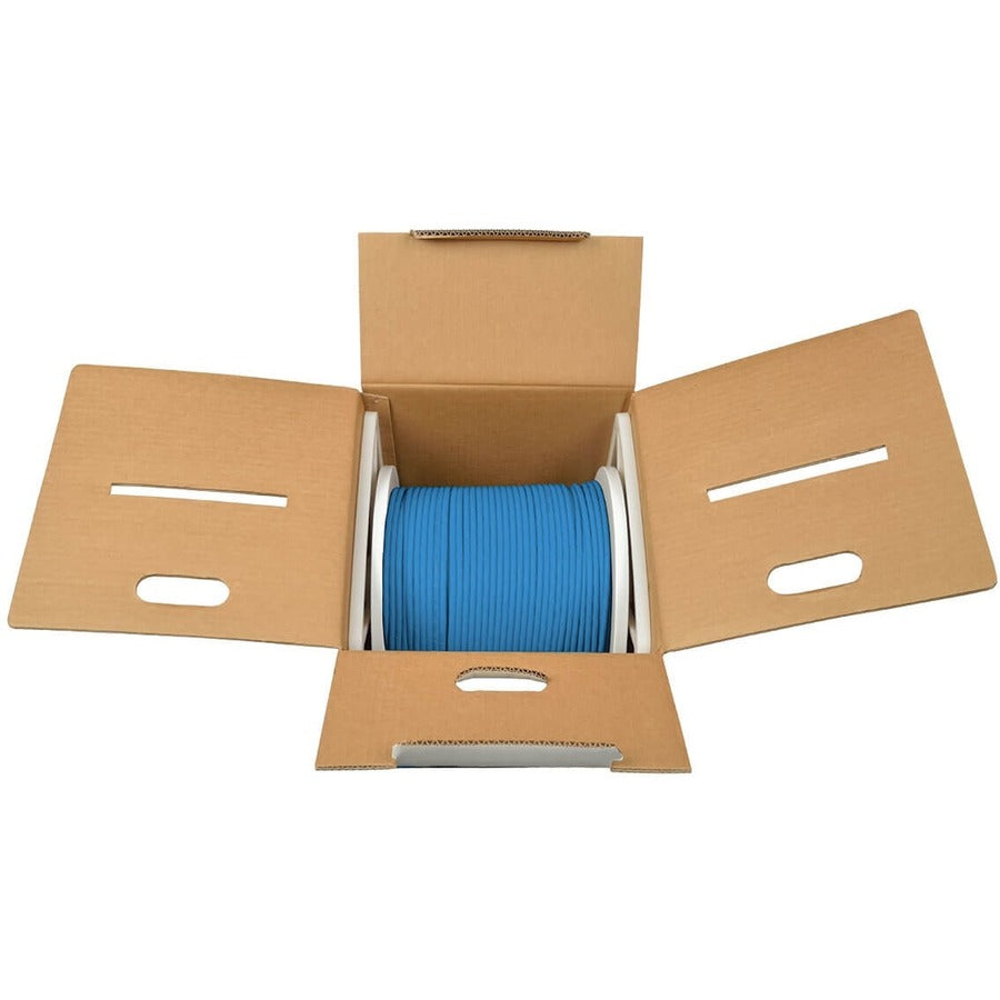 Câble PVC CMR 24AWG Cat6 Gigabit multibrin Tripp Lite par Eaton, bleu, 1000 pi N220-01K-BL