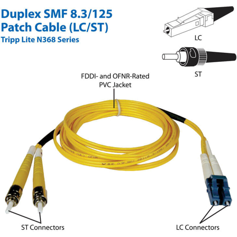 Tripp Lite N368-30M Fiber Optic Duplex Patch Cable N368-30M