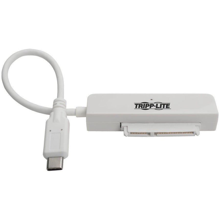 Câble adaptateur USB 3.1 Gen 2 vers SATA III Tripp Lite par Eaton U438-06N-G2-W, blanc U438-06N-G2-W
