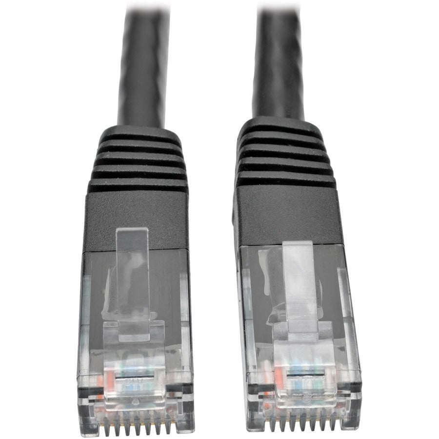 Câble de raccordement moulé Gigabit Cat6 Tripp Lite par Eaton (RJ45 M/M), noir, 1,5 m N200-005-BK